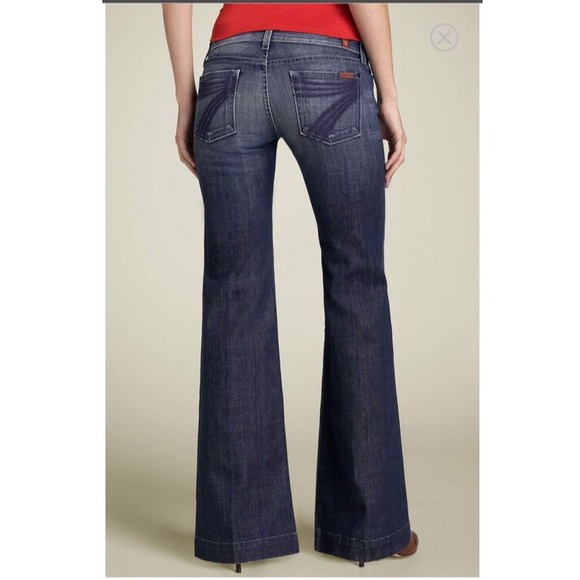 7 For All Mankind Denim - 7 For All Mankind Dojo Lexie Raw Edge Jeans